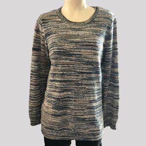 Northern Reflection Multi Colored Blue Sweater Med